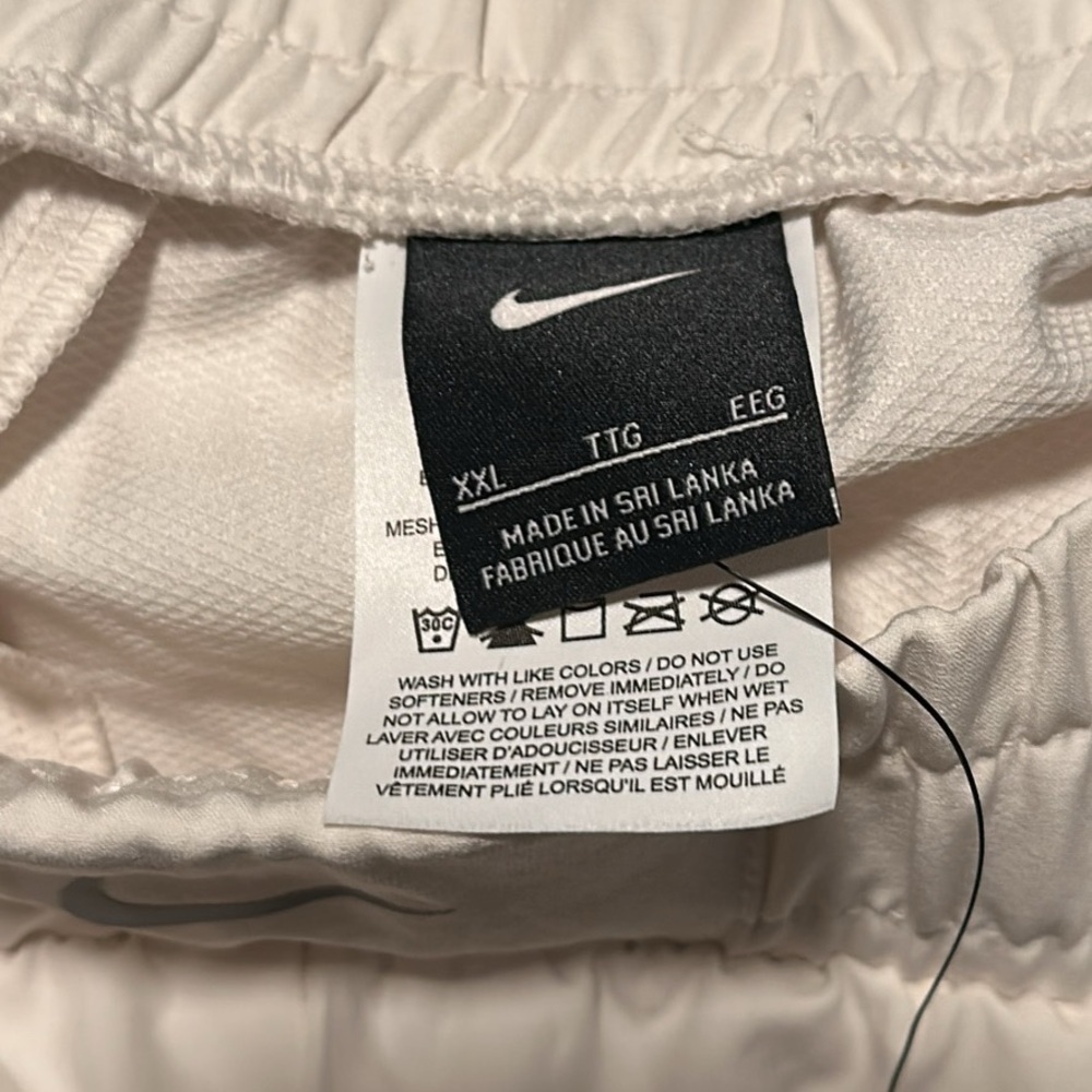New NIKE WOMEN’S XXL PRO TEAR AWAY PANTS Loose Bone Ivory Workout - Picture 8 of 10